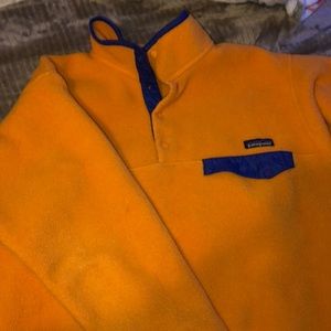 Orange Patagonia blue trim